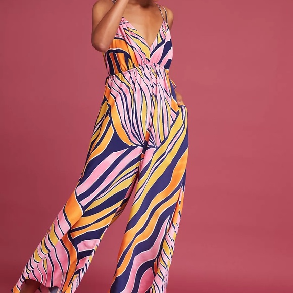 Maeve Finley Wide-Leg Jumpsuit 4 - Picture 1 of 11